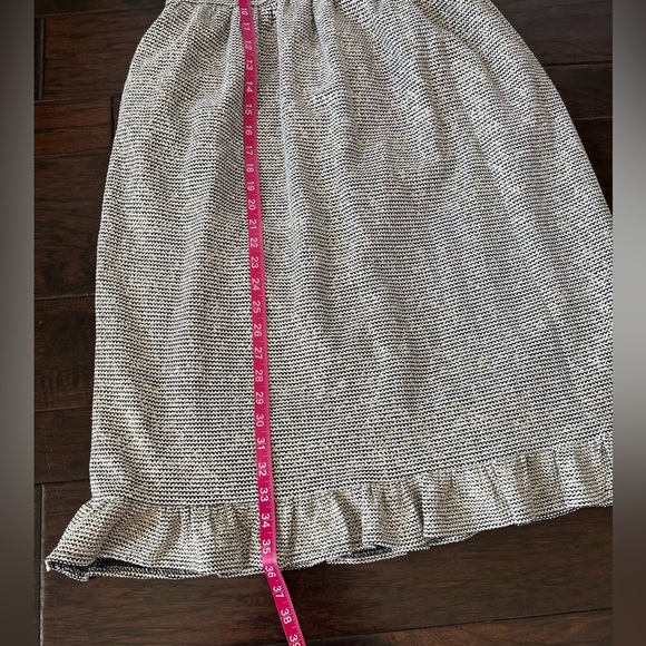 Take Note Metallic Tweed Ruffled Jumper; Size 14 - Picture 6 of 12